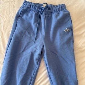 ALO Yoga Crystal Clear Blue Sweatpants
